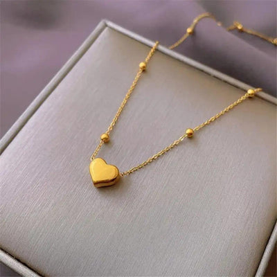 MINIMAL HEART NECKLACE