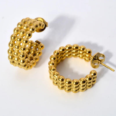 18K GOLD PLATED EARRING