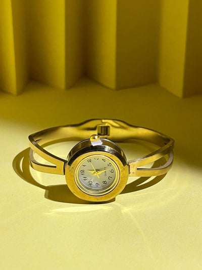 ✨ Royal Golden & Silver Bracelet Watch